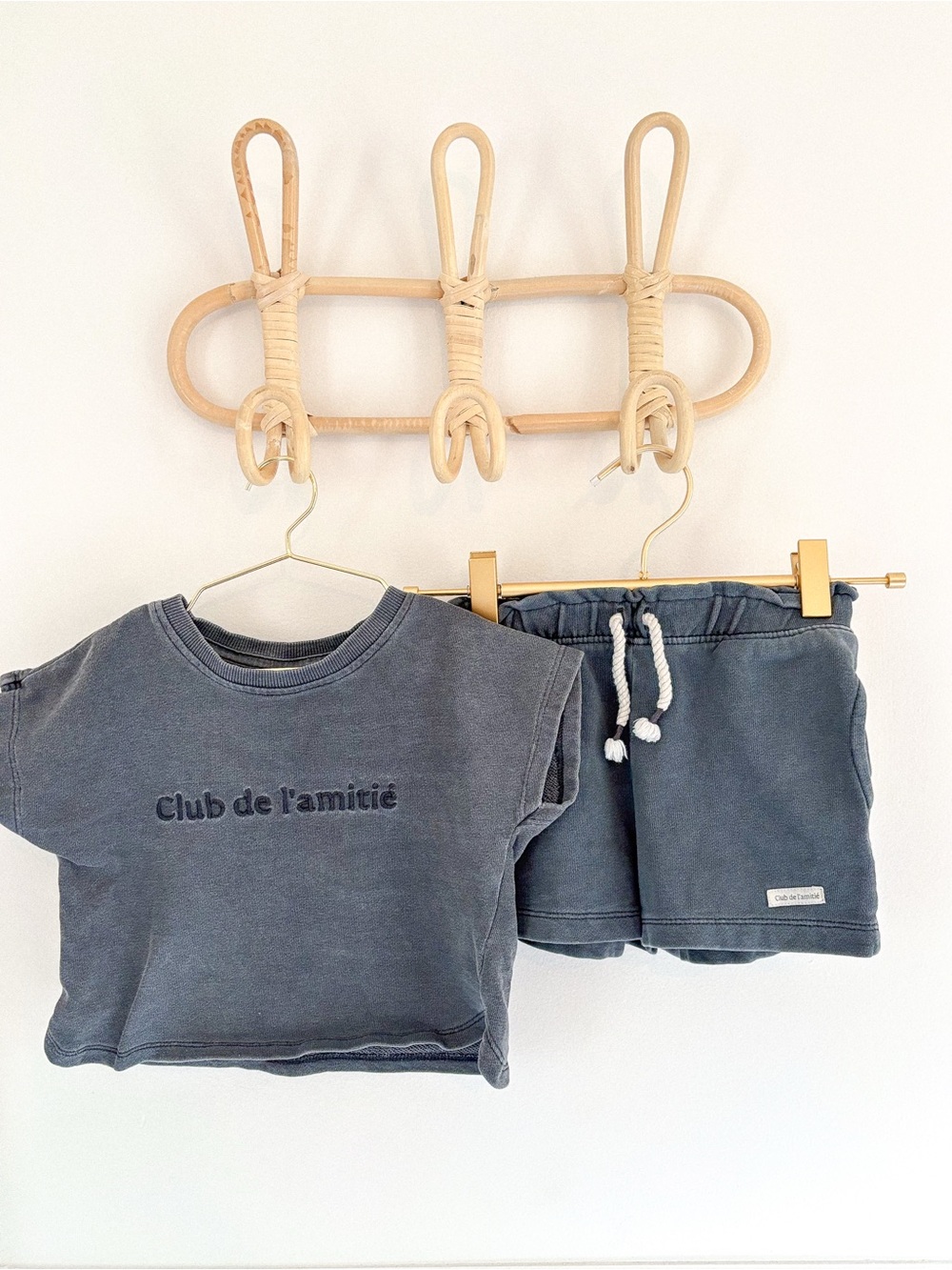 Zara Kids Matching Set in Charcoal Gray
